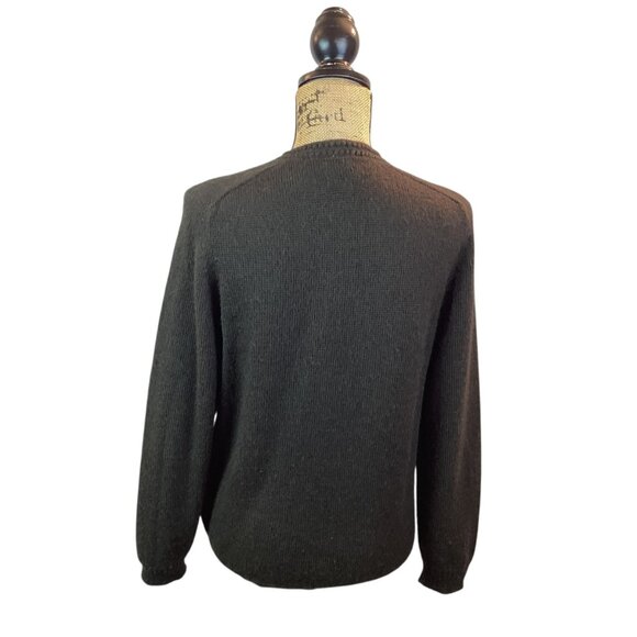 MonRepos Alpaca Cardigan Peru Sweater Womens Medium Dk Hunter Green - Picture 5 of 11